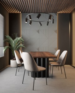 Стеновые панели серые