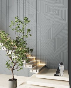 Стеновые панели серые