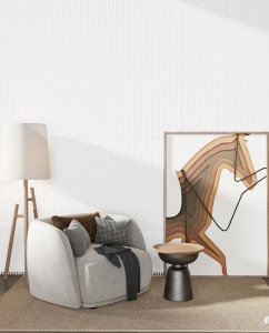 Стеновые панели лайн белые