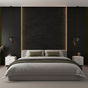 Стеновые панели лайн черные